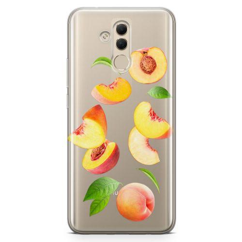 Huawei Mate 20 Lite Kılıf Şeftali Suyu Arka Kapak Koruma Desenli Full Koruyucu