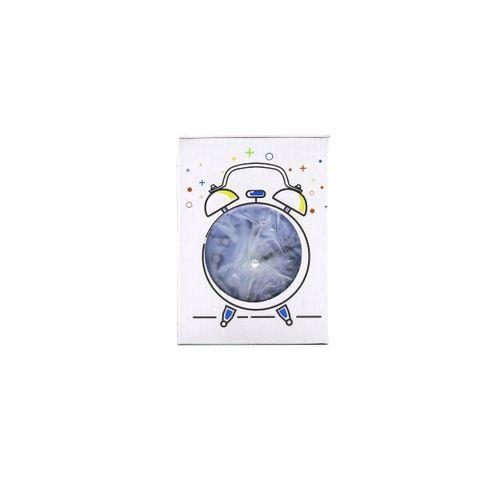 Yuvarlak Masa Çalar Saat 9 cm - Pilli Işıklı