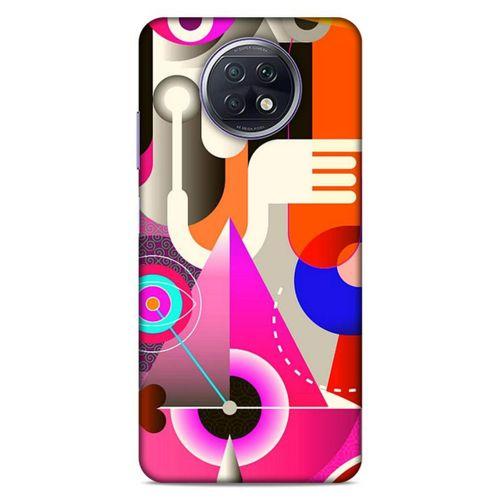 Lopard Xiaomi Redmi Note 9T Uyumlu Kılıf Soyut Sanat (17) Baskılı Tasarım Kılıf