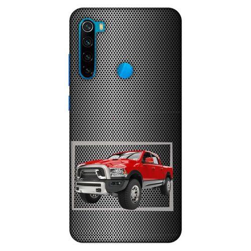 Lopard Xiaomi Redmi Note 8 Uyumlu Kılıf PickUpX (15) Antişok Kılıf Kırmızı Siyah