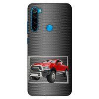 Lopard Xiaomi Redmi Note 8 Uyumlu Kılıf PickUpX (15) Antişok Kılıf Kırmızı Siyah