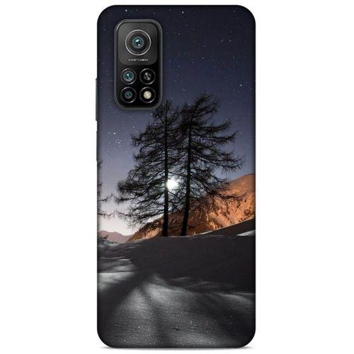 Lopard Xiaomi Mi 10T 5G Uyumlu Kılıf Gece'S (48) Bumper Kılıf Kış Manzara