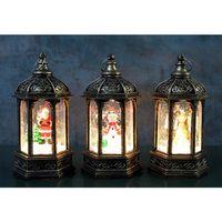 Yılbaşı Temalı Işıklı Kar Küresi