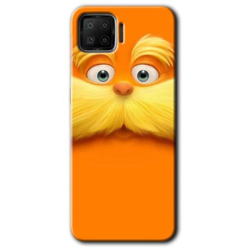 MRCİLETİSİM Oppo A73 Kılıf Baskılı Kapak - Garfield + 5D Tam Kaplayan Cam