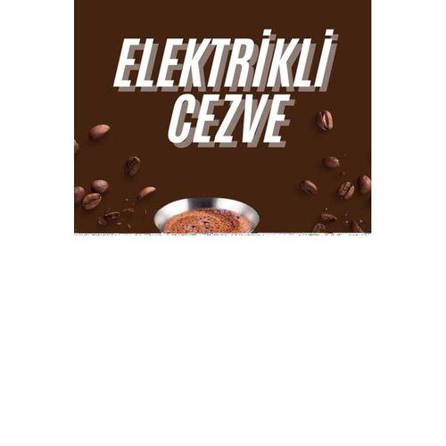Çelik Kahve Makinesi Cezve 800 Watt Paslanmaz Çelik Türk Kahvesi Makinesi
