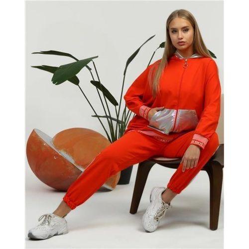 Nursima Triko Detaylı Fermuarlı Spor İkili Takım - 70078.036 - Oranj