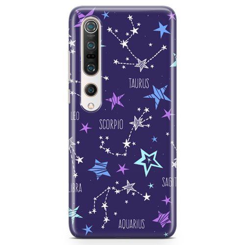 Xiaomi Mi 10 Pro Kılıf Horoskop Haritası Arka Kapak Koruma Desenli Full Koruyucu