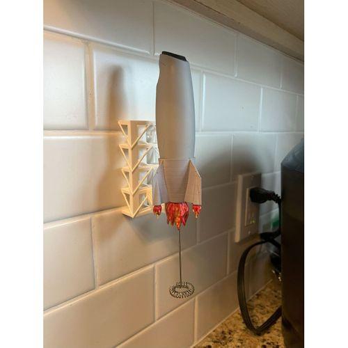 Milk Frother Standı – Retro Roket – 6897593