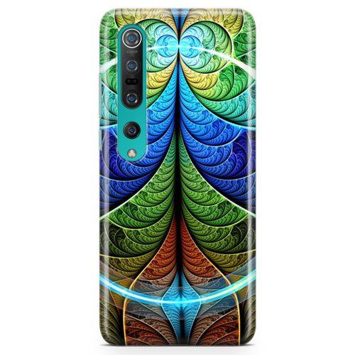 Xiaomi Mi 10 Kılıf Fraktal Rofle Arka Kapak Koruma Desenli Full Koruyucu
