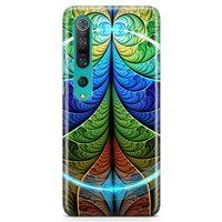 Xiaomi Mi 10 Kılıf Fraktal Rofle Arka Kapak Koruma Desenli Full Koruyucu