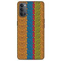 Ethnic Culture (34) Oppo Reno 4 Kılıf Silikon Kapak Desenli