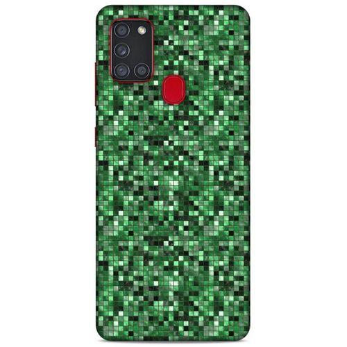 Lopard Samsung Galaxy A21s Uyumlu Kılıf PiXel (10) Full Koruma Kılıfı Bloklar