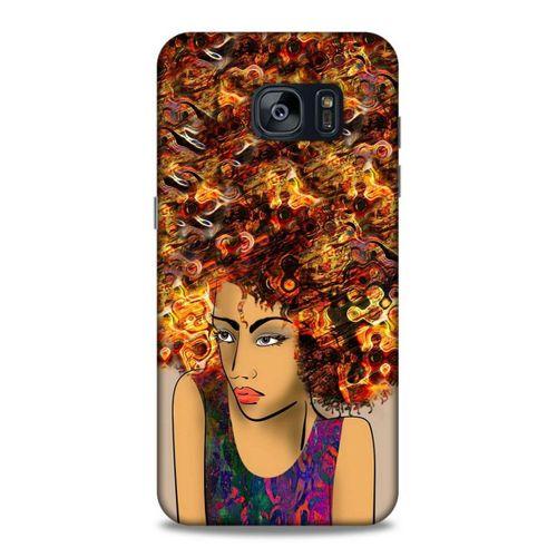 Lopard Samsung Galaxy S7 Edge Uyumlu Kılıf Sürreal Yüzler ♀ (15) Antişok Kılıf Baskılı