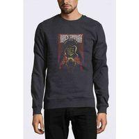 Black Sabbath Baskılı Füme Antrasit Erkek Sweatshirt