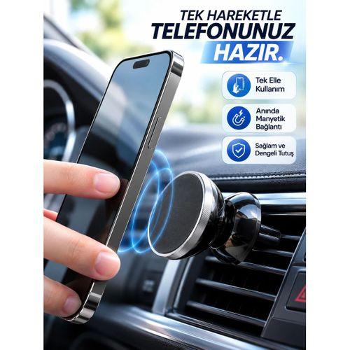 Havalandırma Izgarası İçin Manyetik Araç Telefon Tutucu