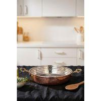 Turna Bakır Soylu Tava 2 No 16 Cm Kalın Kırmızı Turna7551-1