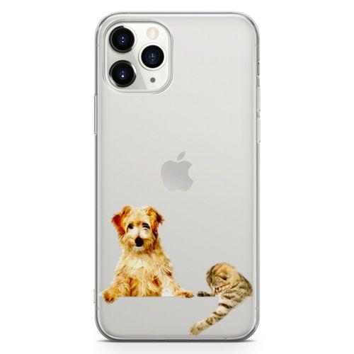 Apple iPhone 11 Pro Max Kılıf Avustralya Terrier Arka Kapak Koruma Desenli Full Koruyucu