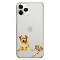 Apple iPhone 11 Pro Max Kılıf Avustralya Terrier Arka Kapak Koruma Desenli Full Koruyucu