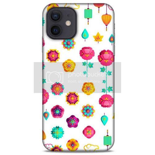 Origami Beyaz Apple iPhone 12 Kılıf