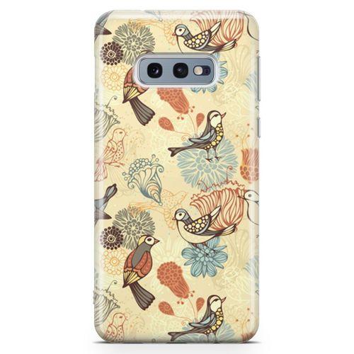Samsung Galaxy S10e Kılıf Cennet Papağanı Arka Kapak Koruma Desenli Full Koruyucu