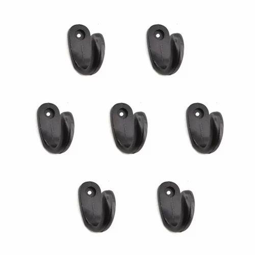 Büyük Tekli Fincan Askı, Dekor Askısı - Siyah, 100 Adet, 12x23x30 Mm