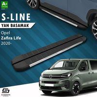 S-Dizayn Opel Zafira Life Uzun Şase S-Line Krom Yan Basamak 243 Cm 2020 Üzeri A+ Kalite