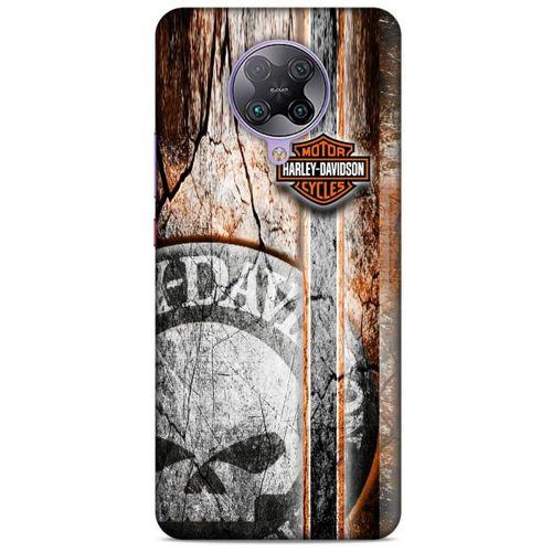 Xiaomi Poco F2 Pro Uyumlu Kılıf Motorsiklet (12) Koruyucu Silikon Harley Davidson
