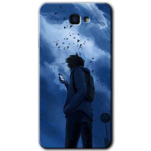 MRCİLETİSİM MRCİLETİSİM Samsung Galaxy J7 Prime 2 Kılıf HD Desen Baskılı Arka Kapak + Temperli Cam - Sonbahar Yalnızlığı