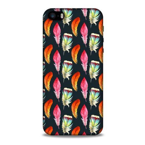 Apple Iphone 5S Kılıf Desenli Özel Seri Tüyler (49) Ultra Silikon Kılıf