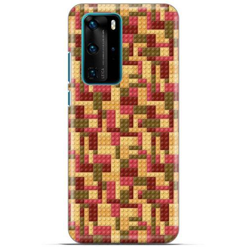 Lopard Huawei P40 Pro Uyumlu Kılıf BloX (47) Crystal Flex Kılıf Kırmızı