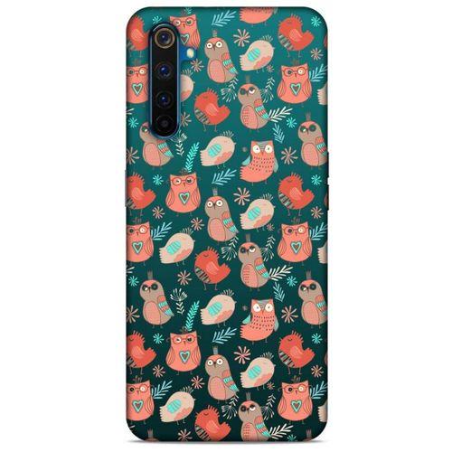 Baykuşlar (21) Desenli Silikon Kapak Telefon Kabı Oppo Realme 6 Kılıf