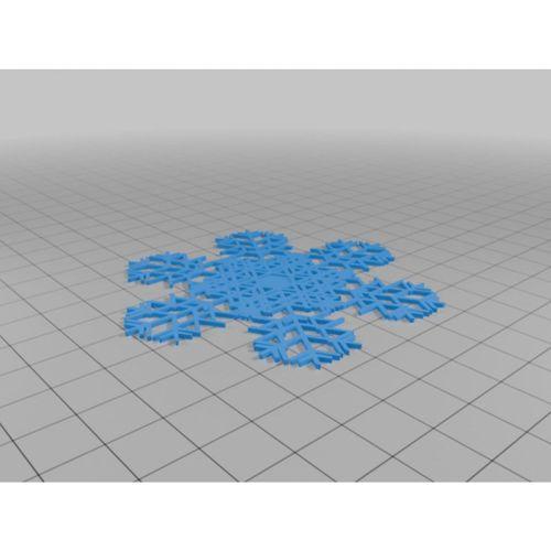Bir Başka Muhteşem Kar Tanesi 3D Baskı (Bu ürün Sadece Plastik parçadır - Almadan Önce Soru Sorabilirsiniz)