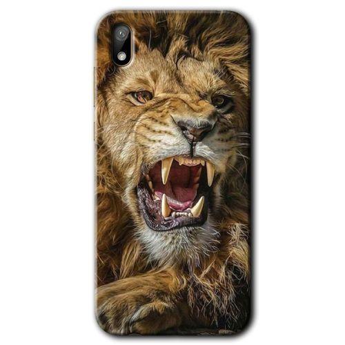 Potkal Hediye Fabrikası Huawei Y5 2019 Kılıf HD Desen Baskılı Arka Kapak - Lion King