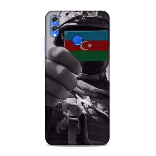 Huawei Honor 8x Uyumlu Kılıf Azarbaijan (40) Fit Silikon Kılıf Asker