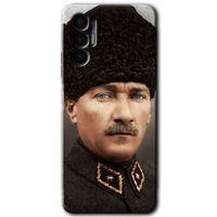 Tecno Pova 3 Kılıf HD Desen Baskılı Arka Kapak - Başkomutan Atatürk