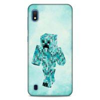 Lopard Samsung Galaxy A10 Uyumlu Kılıf PiXel (47) Crystal Flex Kılıf Diamond Creeper