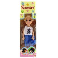 Baonier Mavi Etekli 14 cm Sarışın Tekli Kız Bebek