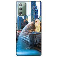 Samsung Galaxy Note 20 Kılıf Dünya Mimarisi (47) Crystal Flex Kılıf Merlion Singapur
