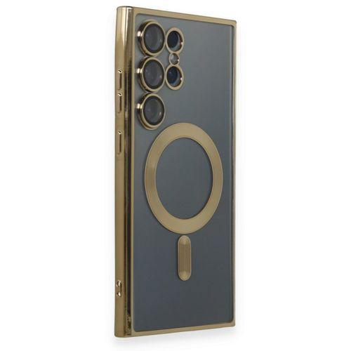 Samsung Galaxy S24 Ultra Kılıf Kross Magneticsafe Kapak - Gold