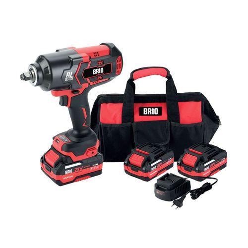 Brio Akülü Somun Sökme Çift Akülü 1/2 1600 Nm 21V 6.0Ah