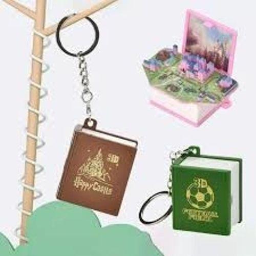 Kitap Şeklinde 3d Anahtarlık