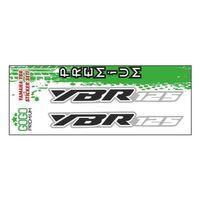 YAMAHA Yamaha Ybr 125 Uyumlu Yazı Sticker Set