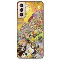 Samsung Galaxy S21 Plus Uyumlu Kılıf Rick And Morty (37) Silicone Cover Slick Morty