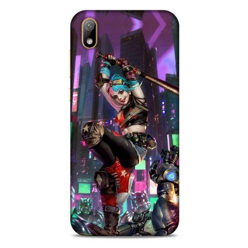 Huawei Y5 2019 Uyumlu Kılıf Harley Quinn (29) Arka Koruma Kılıfı Koyu haki