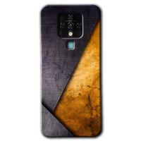 MRCİLETİSİM Tecno Camon 16 Kılıf HD Desen Baskılı Arka Kapak+Temperli Cam - Abstract 3