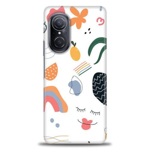 Huawei Nova 9 SE Kılıf HD Baskılı Kılıf - Drawing + Tam Ekran Koruyucu