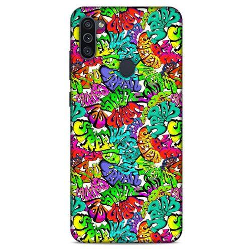 Graffitix (21) Desenli Silikon Kapak Samsung Galaxy M11 Kılıf