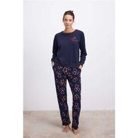 Kadın Uzun Kol Sweatshirt Ve Kalpli Pantolon Pijama Takımı Şık Ve Rahat Ev Giyimi