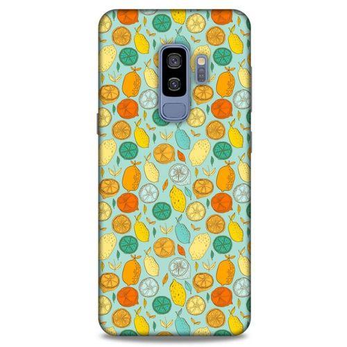 Frutix Turunç 02 Samsung Galaxy S9 Plus Kılıf Desenli Silikon