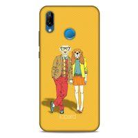 Huawei P20 Lite Kılıf FunnyMaX (13) Silikon Kap Turuncu
